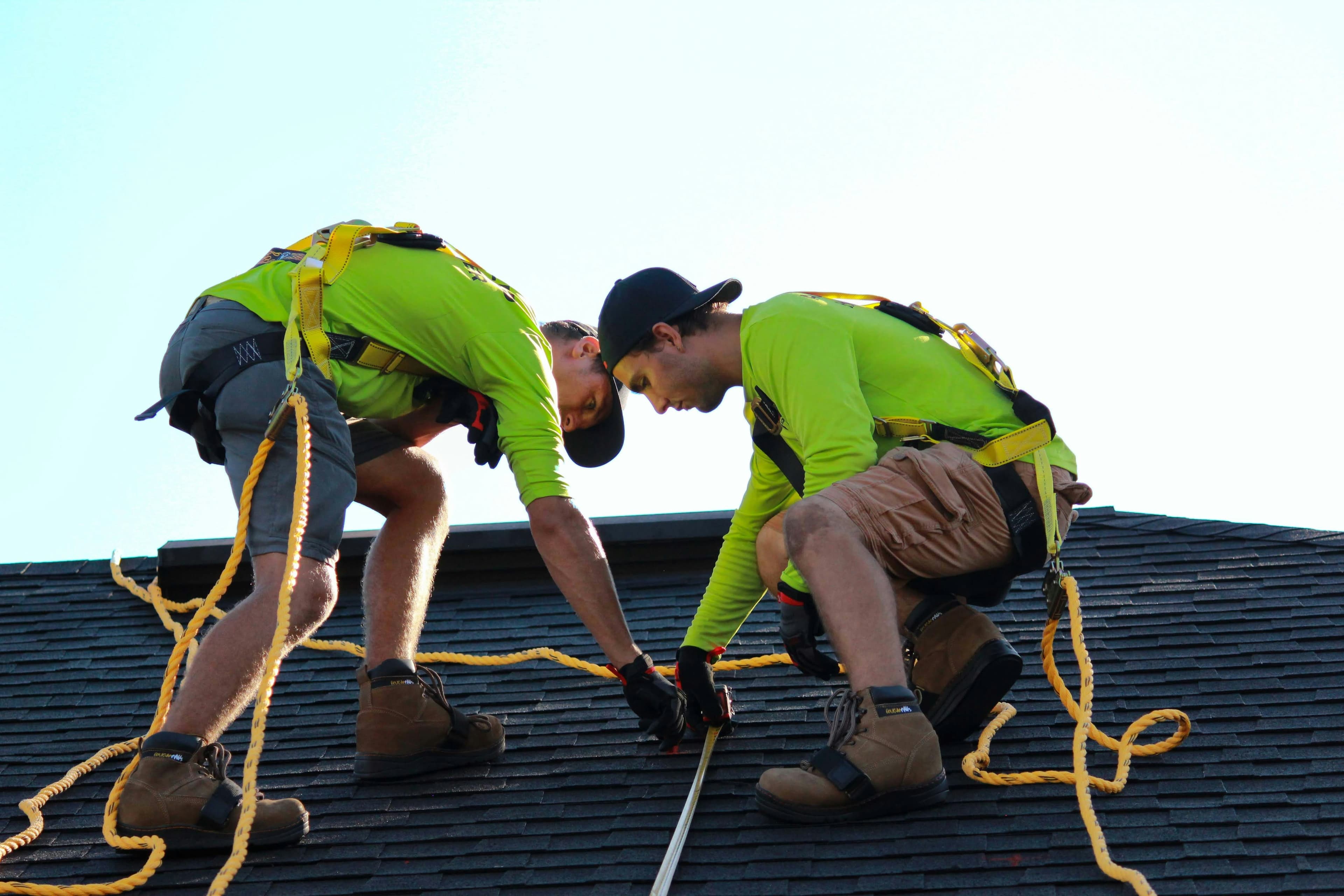 Contractor team working